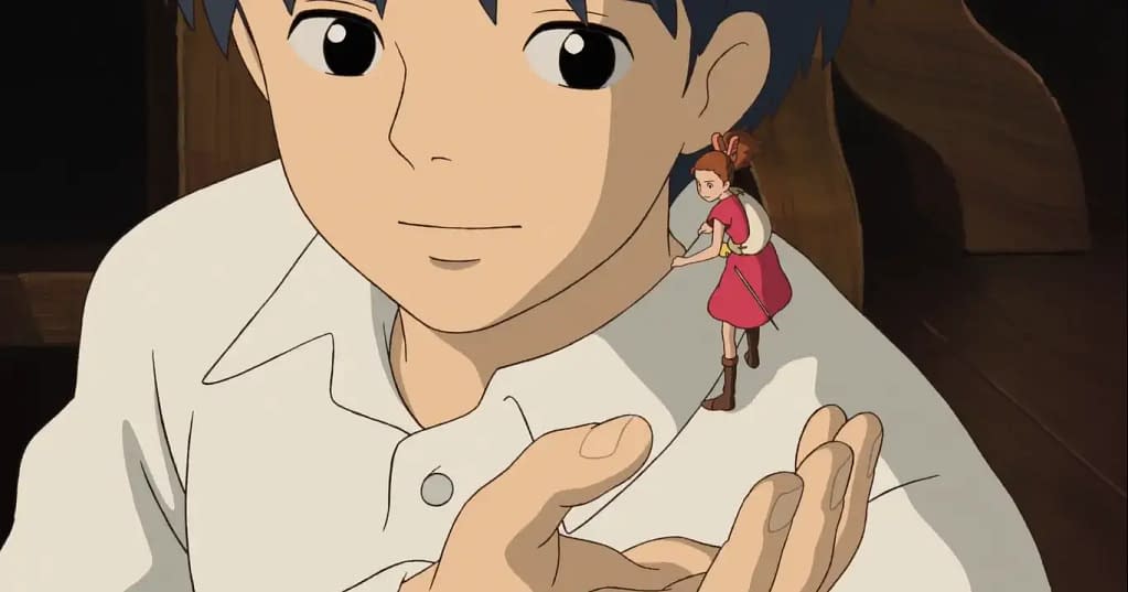 Sho helping Arrietty
